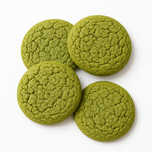 كوكيز ماتشا خالية من الجلوتين – طرية، عطرية وباللون الأخضر الطبيعي